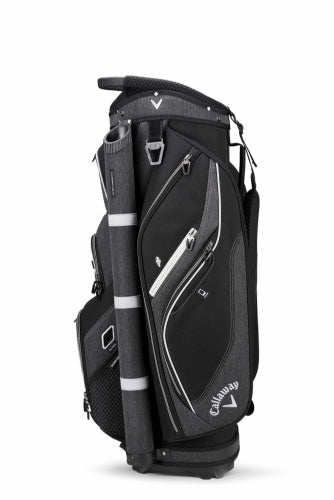 Forrester 19 Cart Bag -  Black/Silver