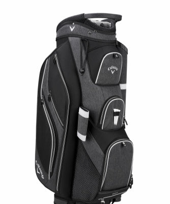 Forrester 19 Cart Bag -  Black/Silver