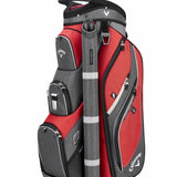 Forrester 19 Cart Bag - Red/Titanium/Silver