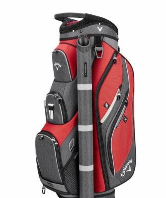 Forrester 19 Cart Bag - Red/Titanium/Silver