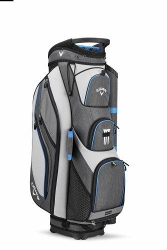 Forrester 19 Cart Bag - Silver/Titanium/Royal