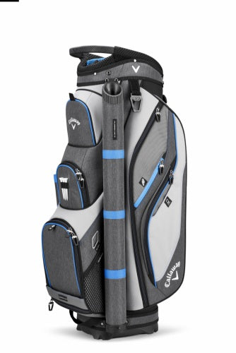 Forrester 19 Cart Bag - Silver/Titanium/Royal