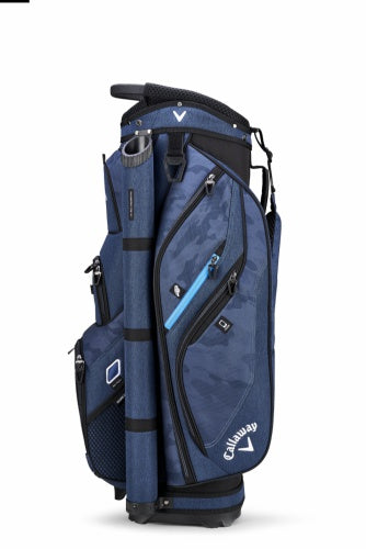 Forrester 19 Cart Bag - Navy/Camo/Royal