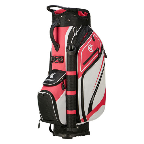 Cleveland Lite Cart Bag 22 - Pink/White/Black