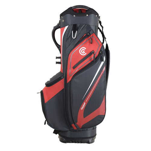 Load image into Gallery viewer, Cleveland Lightweight Cart Bag - Red/Charcoal
