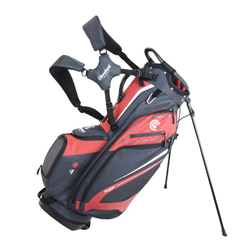 Load image into Gallery viewer, Cleveland Lightweight Stand Bag - Red/Charcoal
