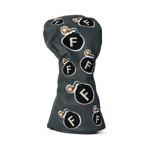 F Bomb Driver Headcover - Charcoal