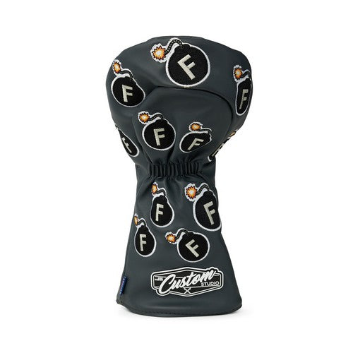 F Bomb Driver Headcover - Charcoal