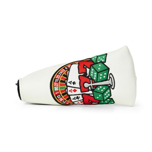 Gambling Blade Putter Cover - White