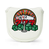 CMC Gambling Mallet Putter Cover - White