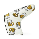 Here For Beer Blade Putter Cover - White