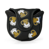 Here For Beer Mallet Putter Cover - Black