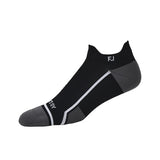 FootJoy Tech D.R.Y Roll Tab Socks - Black/Grey