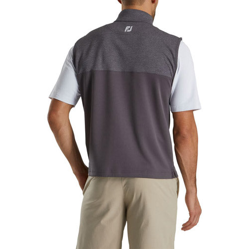 FJ Heather Yolk Half-Zip Vest - Grey