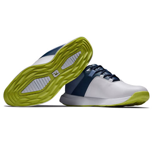 Load image into Gallery viewer, FJ ProLite Golf Shoes - White/Navy/Lime
