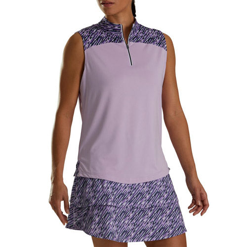 Load image into Gallery viewer, FootJoy Women&#39;s Sleeveless Block Top - Purple
