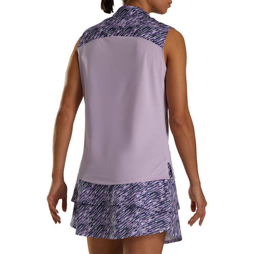 Load image into Gallery viewer, FootJoy Women&#39;s Sleeveless Block Top - Purple
