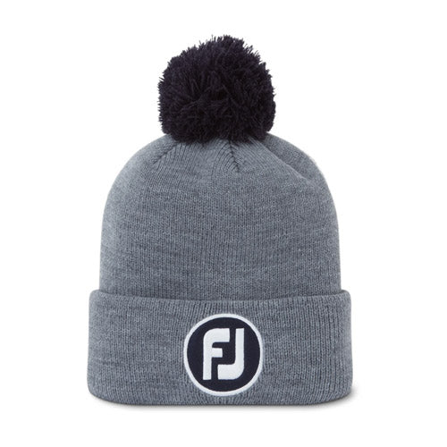 FJ Pom Pom Knit Hat - Heather/Grey