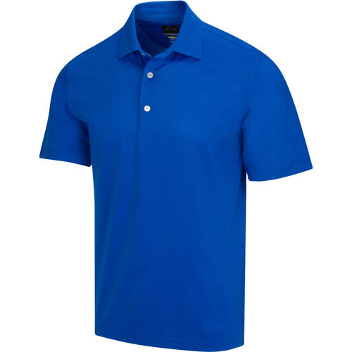 Greg Norman Freedom Micro Pique Stretch Polo - Marine Blue