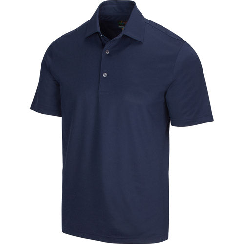 Greg Norman Freedom Micro Pique Stretch Polo - Navy