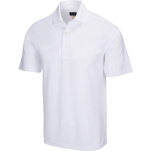 Greg Norman Freedom Micro Pique Stretch Polo - White