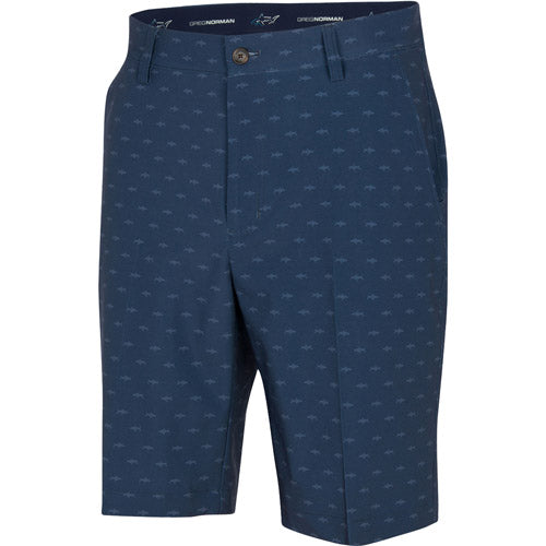 Greg Norman Hybrid Shark Print Shorts - Navy