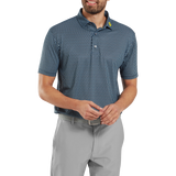 Wiggle Print Lisle - Navy/Grey/White