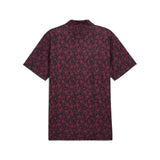 Puma Cloudspun Carmela Floral Polo - Deep Navy/Ruby Shimmer
