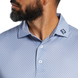 Loop Print Lisle - White/Flint