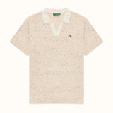 Kooka Loom Knit Polo - Oat / Cream