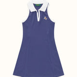 Fairway Dress - Navy / White