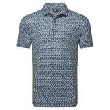 Floral Sketch Lisle - White/Navy