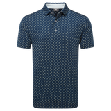 Flower Bud Lisle - Navy