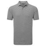 Lisle Micro Feeder Stripe - Black/Grey