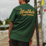 Cursive T-shirt  - Forest