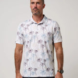Featherweight Palms Polo - White
