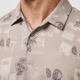 Featherweight Spritz Polo - Island Fossil