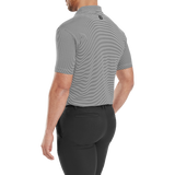 Lisle Micro Feeder Stripe - Black/Grey