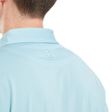 Lisle Micro Feeder Stripe-  Light Blue/White