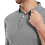 Lisle Micro Feeder Stripe - Black/Grey