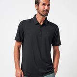Travis Mathew 'The Heater' Men's Golf Polo -Black