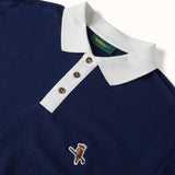 Kooka Two-Tone Polo - Navy / White