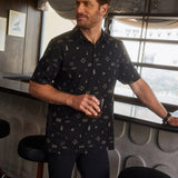 Weather Patterns Polo - Black
