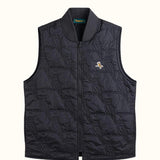 Kookaburra Quilted Vest - Black