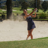 Fairway Dress - Navy / White