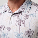 Featherweight Palms Polo - White