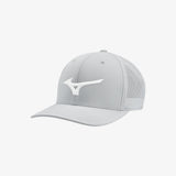 Mizuno Tour Vent Snapback - Light Grey/White