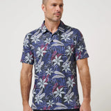 Featherweight Open Bay Polo - Black