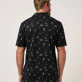 Weather Patterns Polo - Black