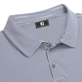 Micro Feeder Stripe Lisle Junior - Navy/White